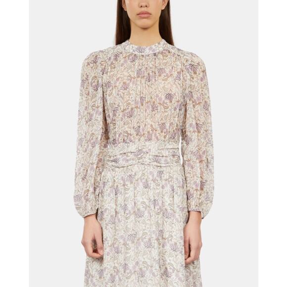 The Kooples Dresses & Skirts - $535 The Kooples Floral Midi Long-Sleeve Dress Size 1